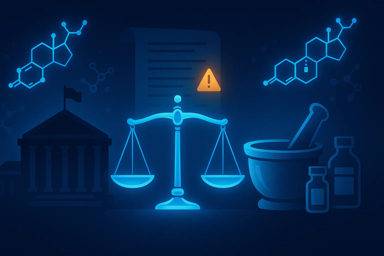 FDA building and compounded testosterone vials at a regulatory crossroads