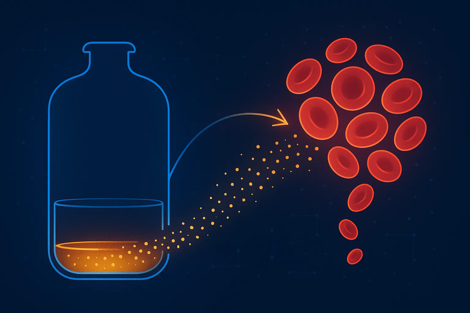 Low ferritin and iron drain on TRT illustration