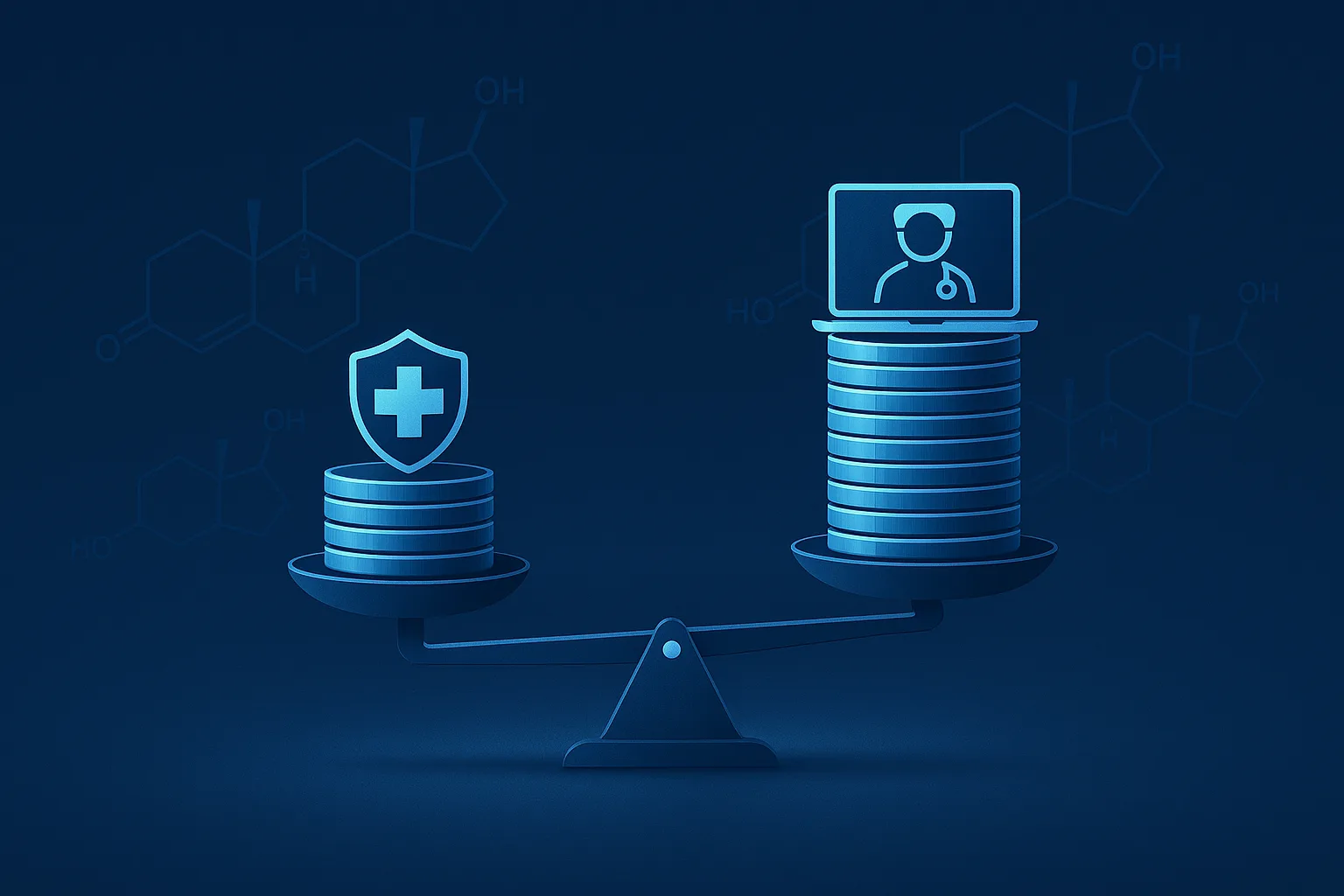 TRT cost comparison Medicare vs cash-pay online clinic 2026