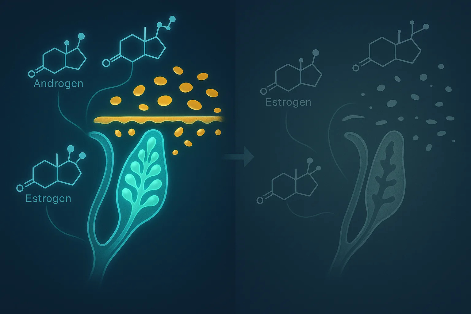 How menopause disrupts meibomian gland function and tear film stability