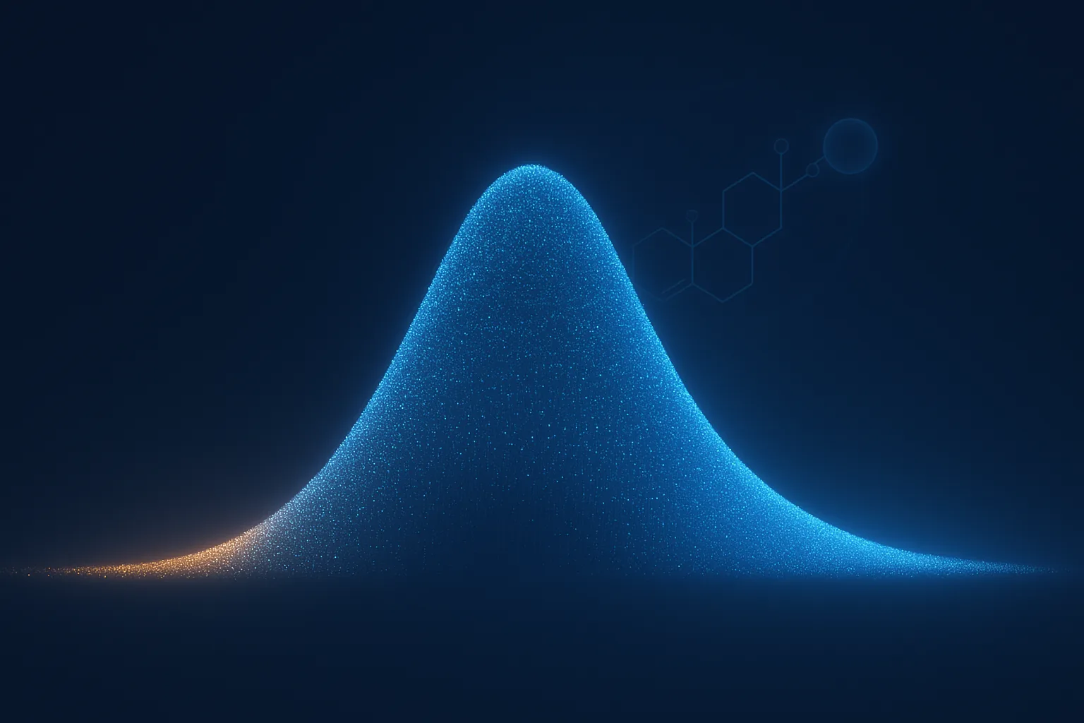 Distribution curve of serum testosterone across postmenopausal women with SHBG binding illustration, representing the NHANES population mapping study