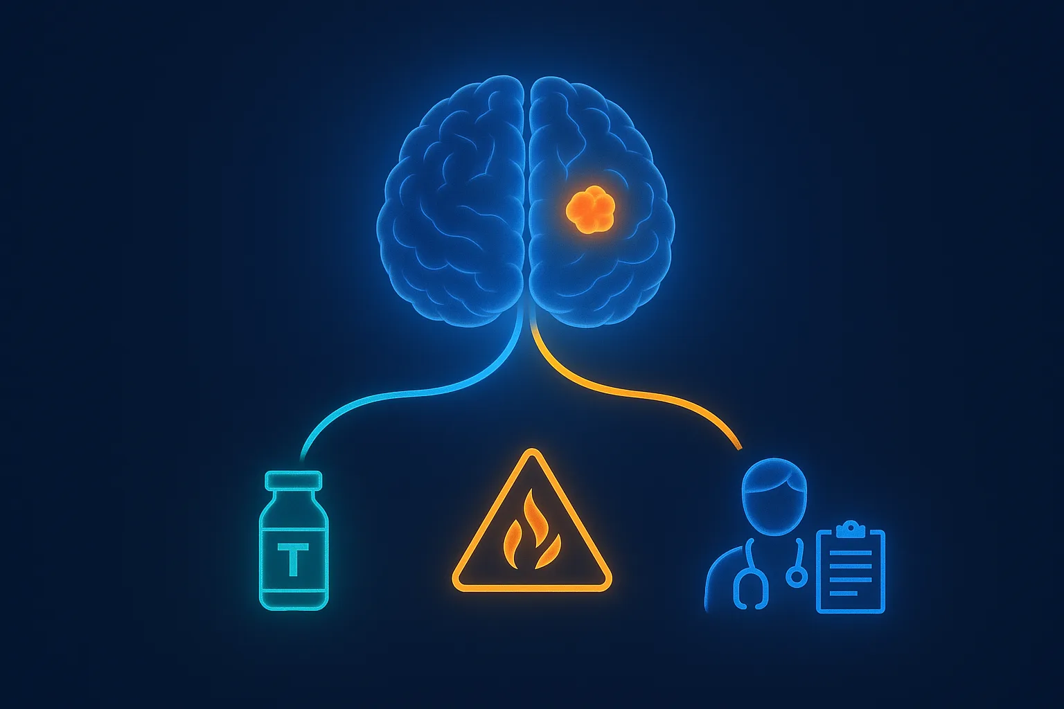 Decision framework: testosterone in men with cancer concerns balancing TRT continuation, cautions around androgen deprivation, and individualized monitoring