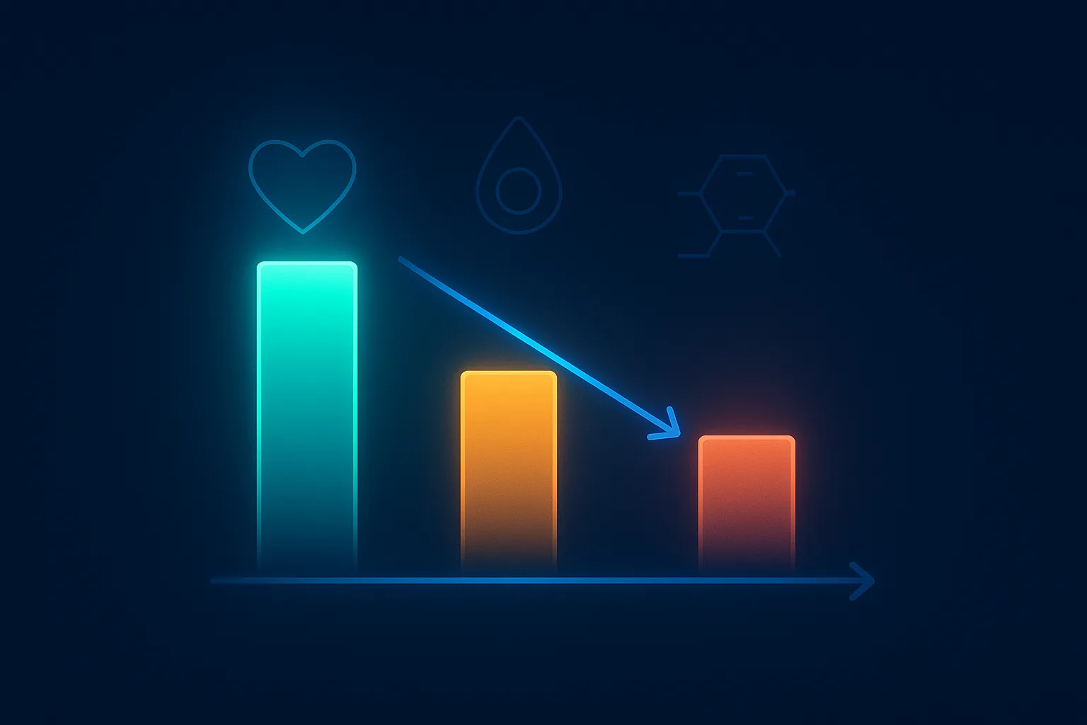 Cardiovascular health score decline across reproductive stages