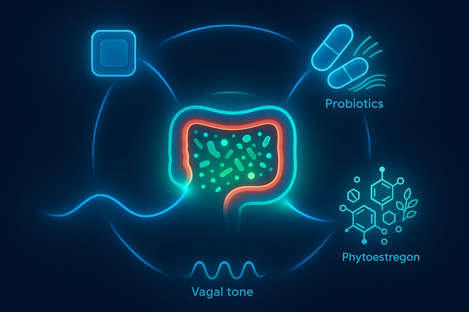 Layered protocol for managing perimenopause gut health