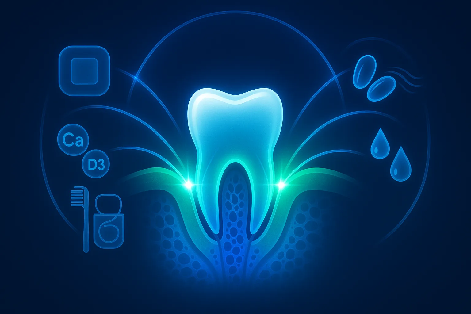 HRT protective effects on oral health in postmenopausal women