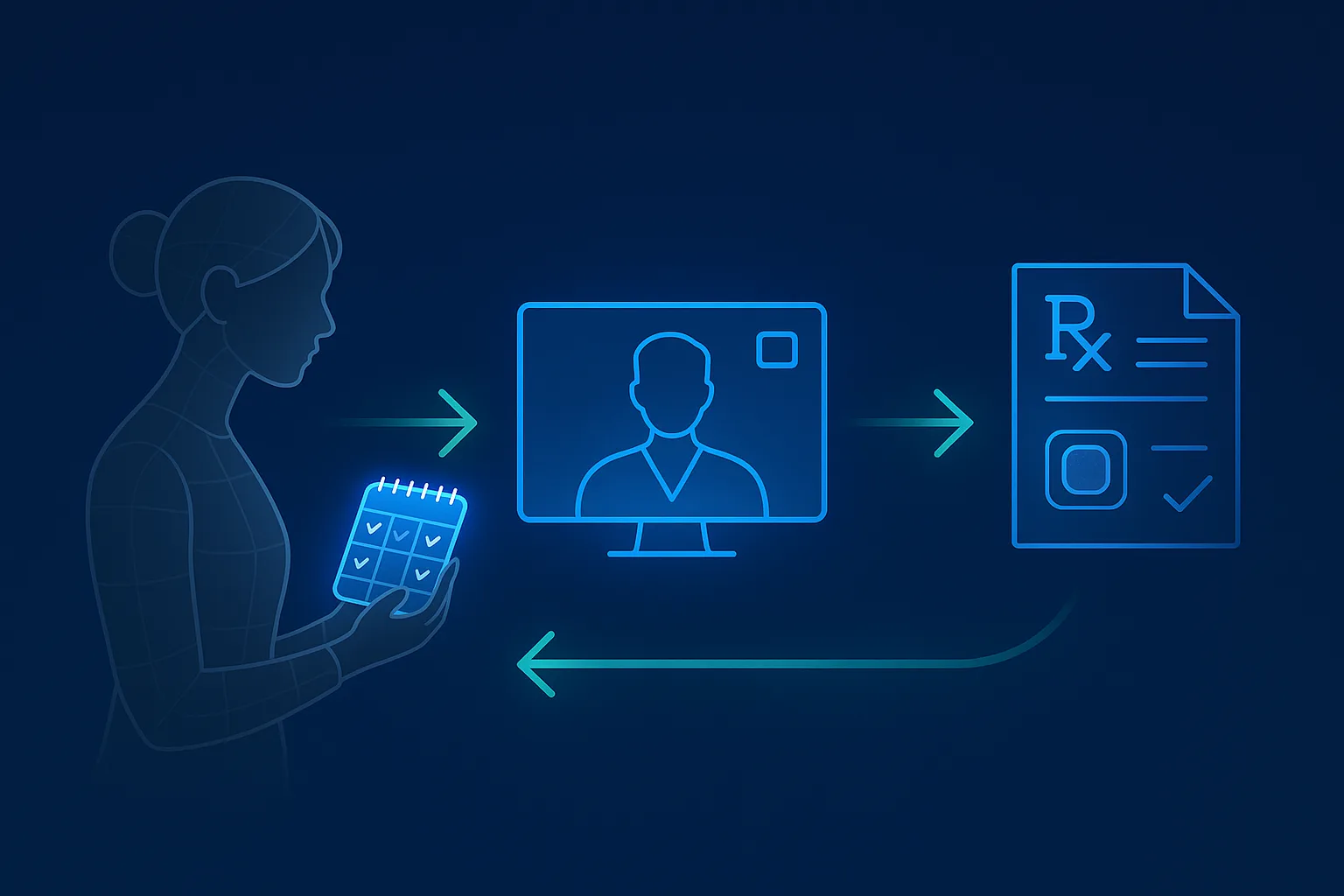 Telehealth perimenopause evaluation online HRT consultation for women in their 30s