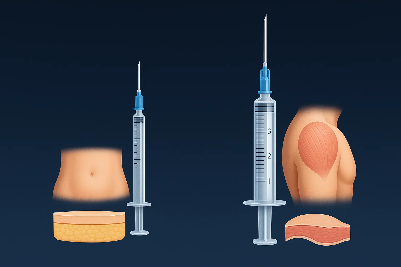 SubQ vs IM Injection Technique Comparison