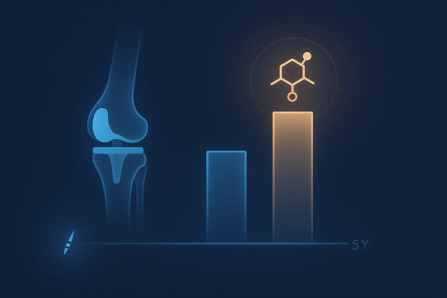 Knee replacement complication rates: TRT versus non-TRT at 1 and 5 years