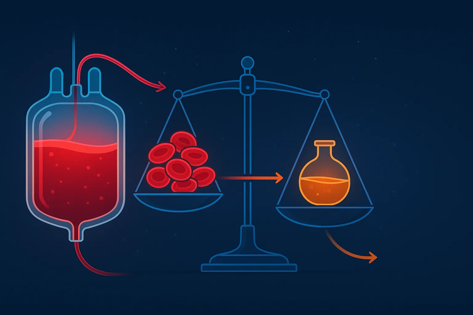 Blood donation and iron balance on TRT illustration