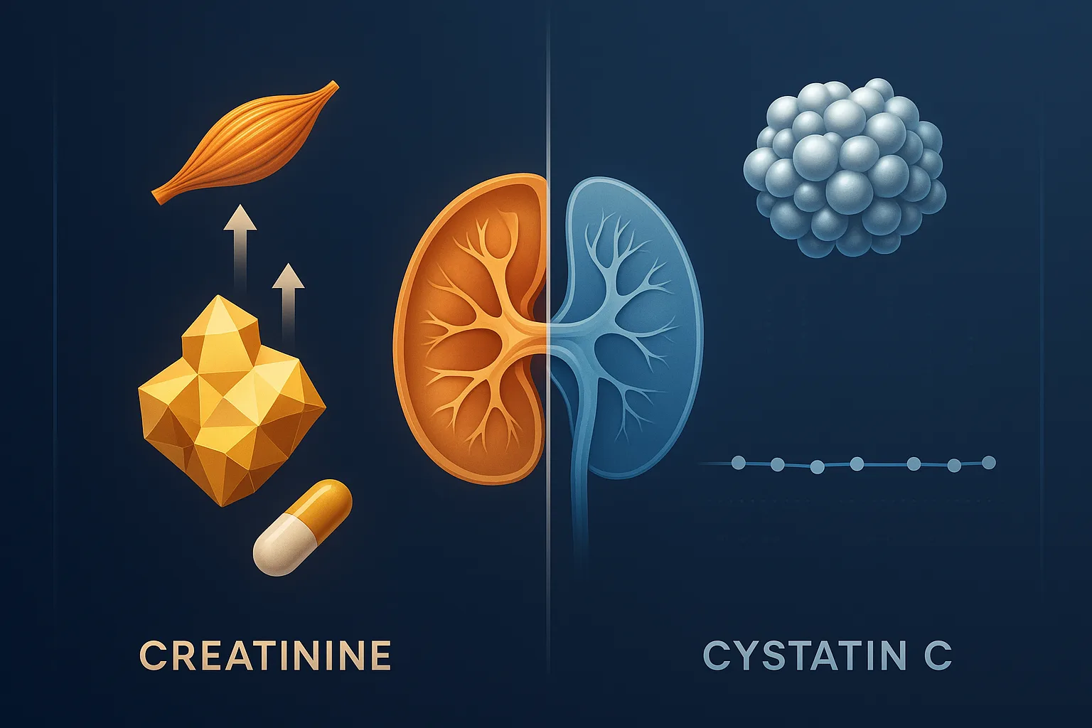 Creatinine vs cystatin C for kidney function assessment on TRT