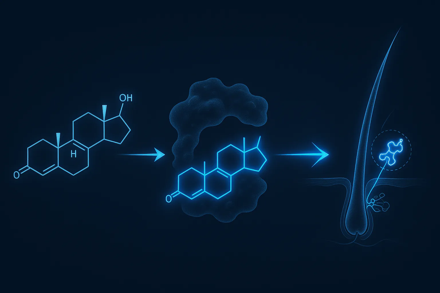 How DHT affects hair follicles and the miniaturization process