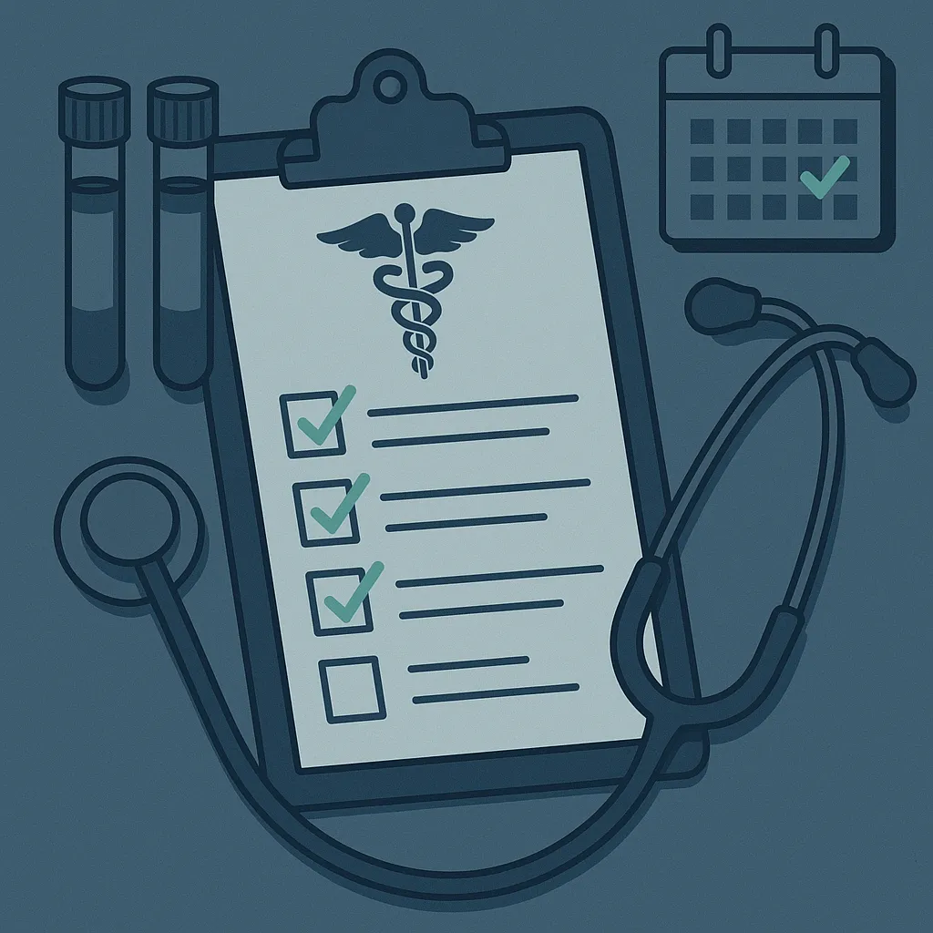 Pre-surgery checklist for TRT patients