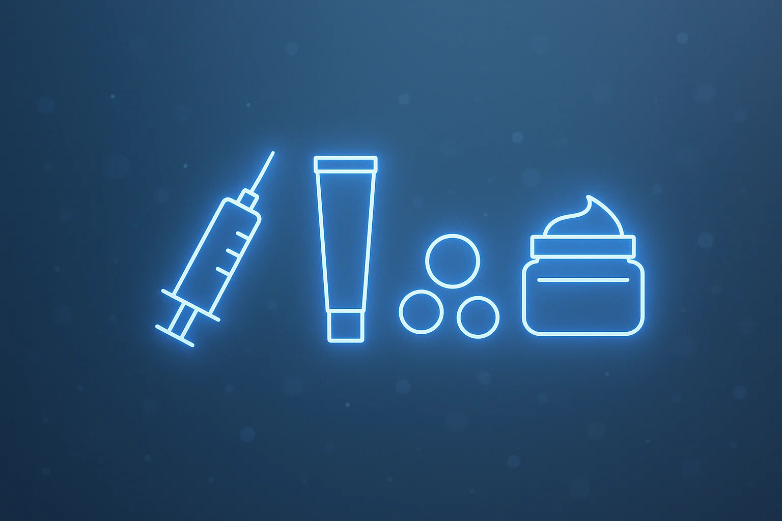 TRT Types: Injections vs Gels vs Pellets vs Cream